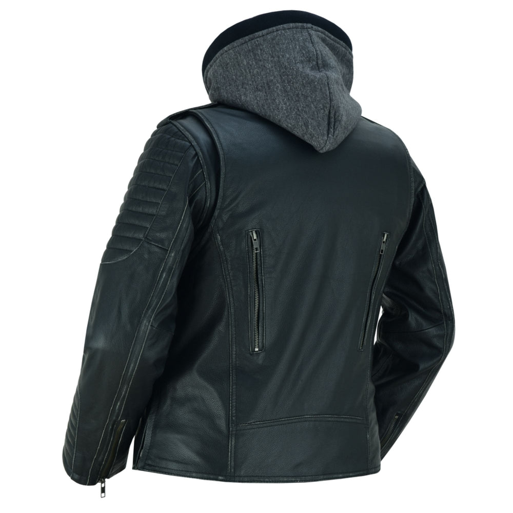 Renegade Classics - RC877 Women's M/C Jacket with Rub-Off Finish