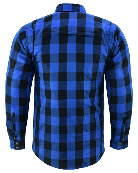 DS4674 Armored Flannel Shirt - Blue
