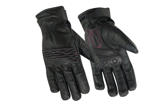 DS81 Women's Cruiser Glove  (Black/Pink)