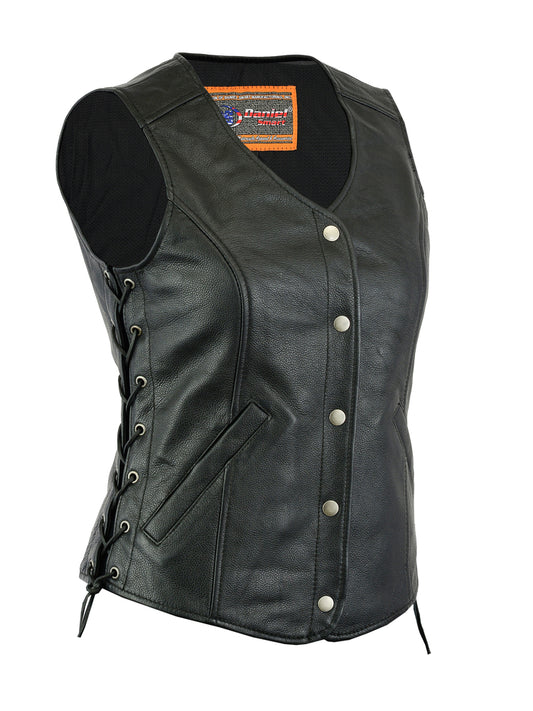 Women's Leather Vest