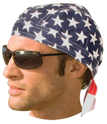 HW2671 Headwrap American Flag