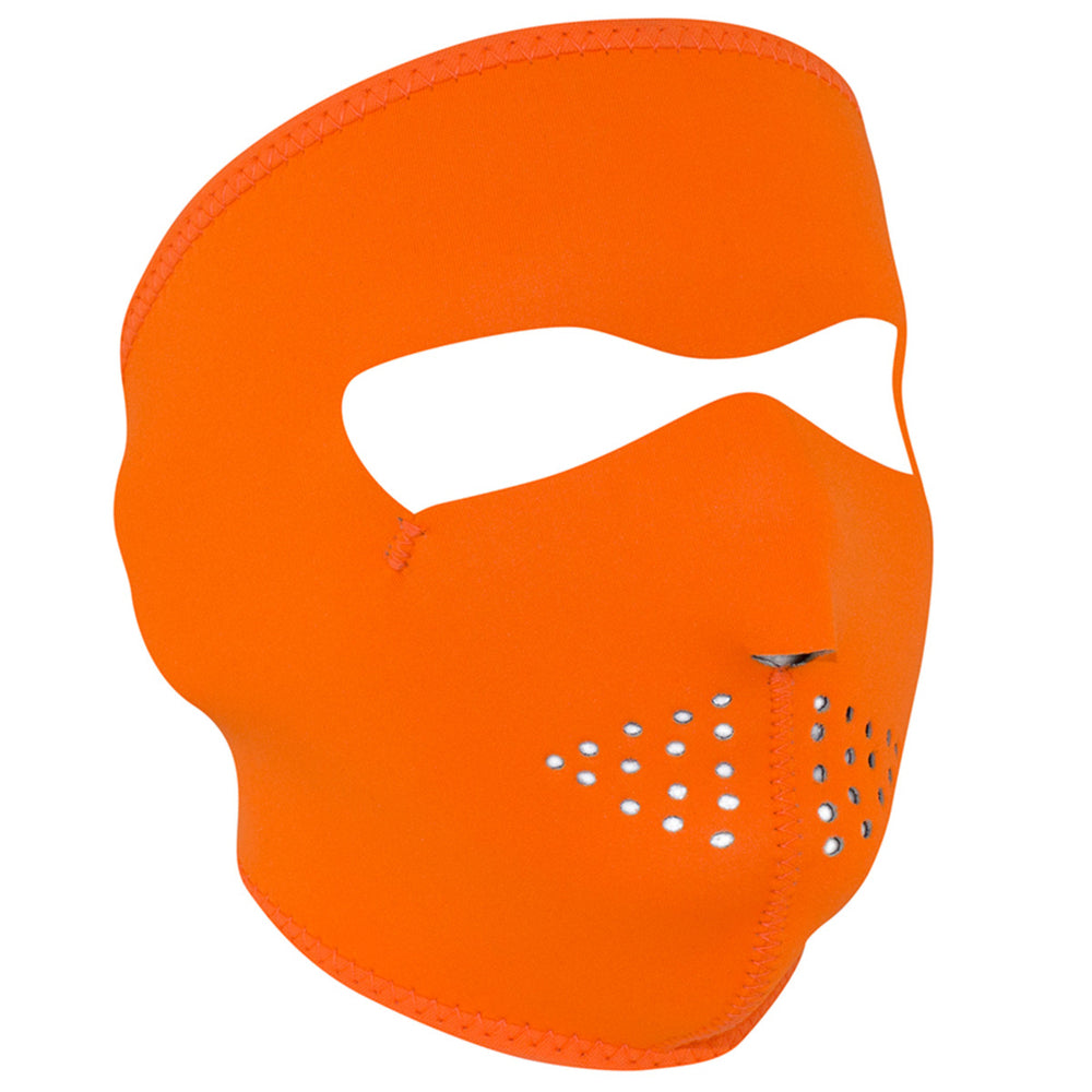 WNFM142 ZAN® Full Mask- Neoprene- High-Visibility Orange