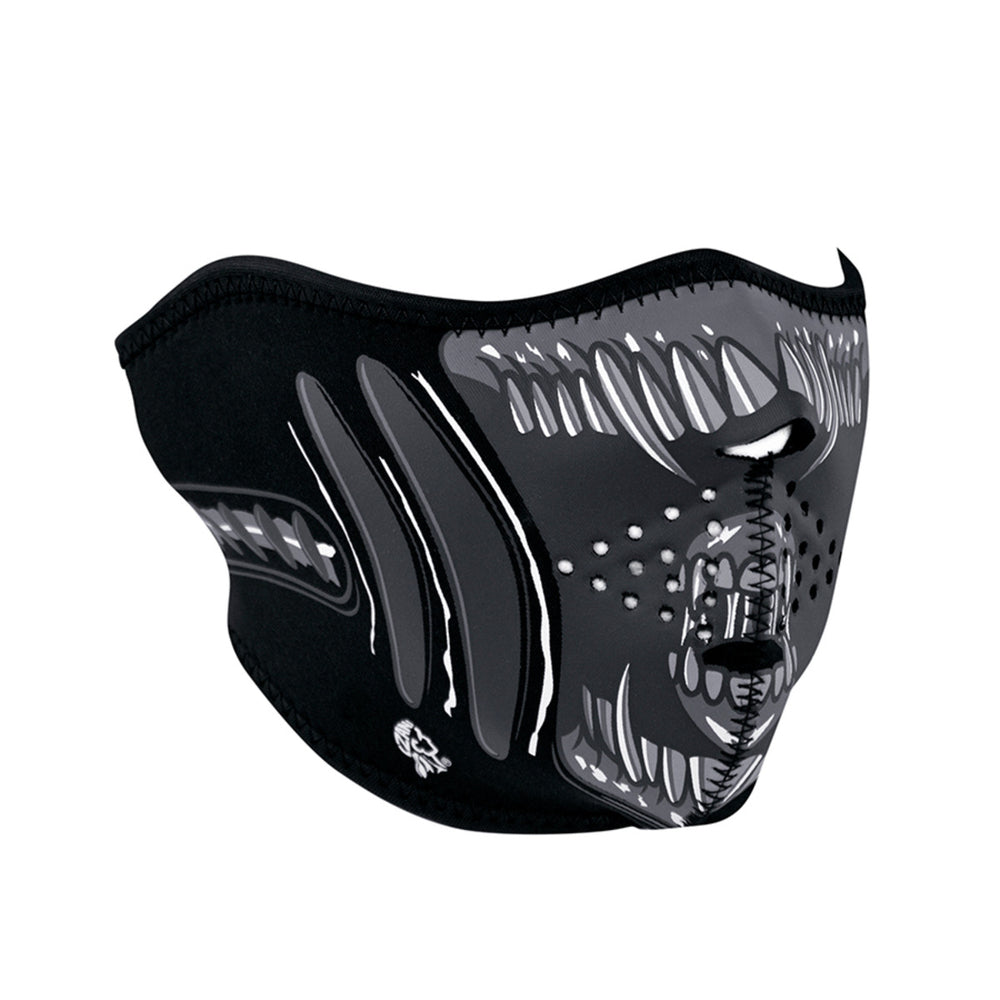WNFM039H ZAN® Half Mask- Neoprene- Alien