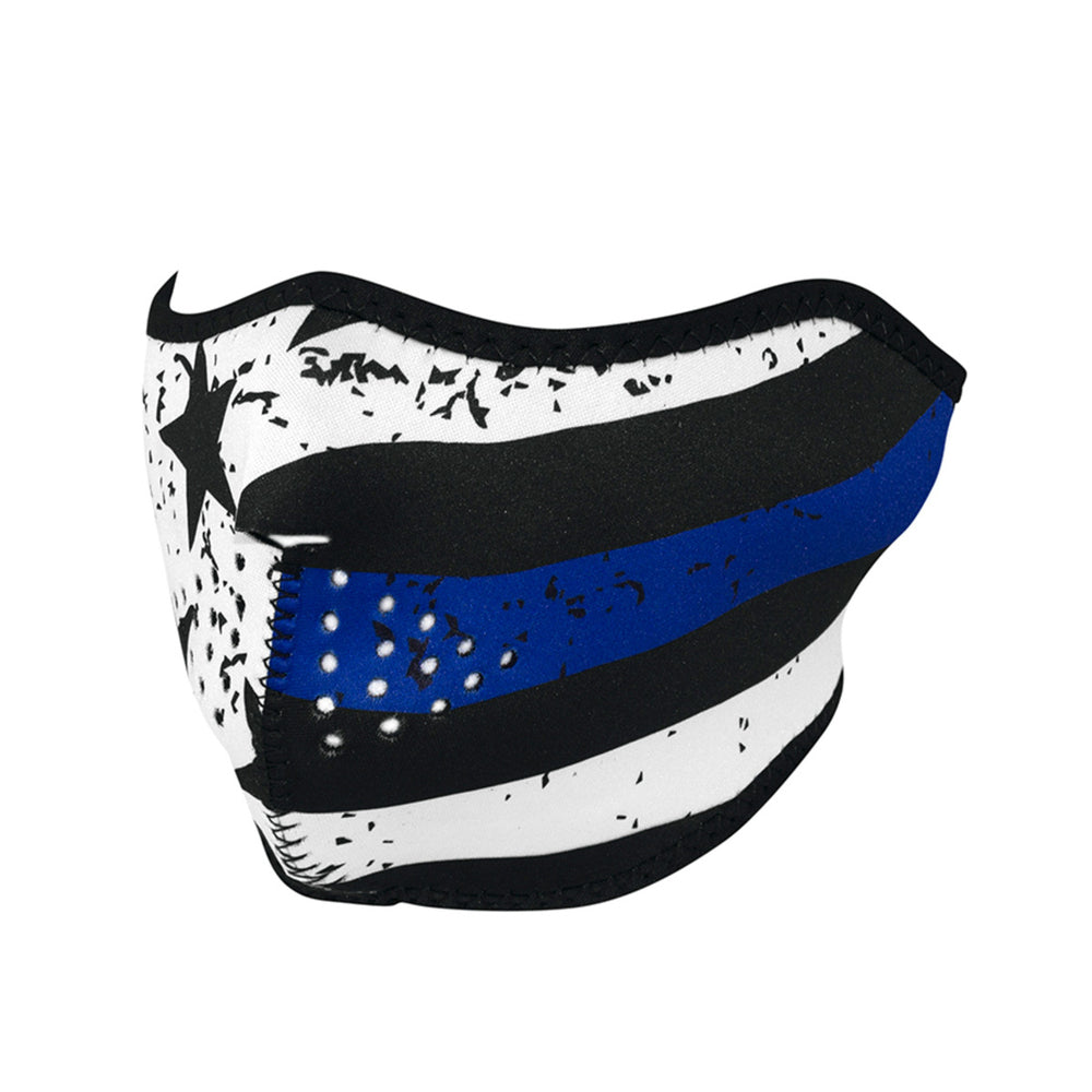 WNFM171H ZAN® Half Mask- Neoprene- Thin Blue Line