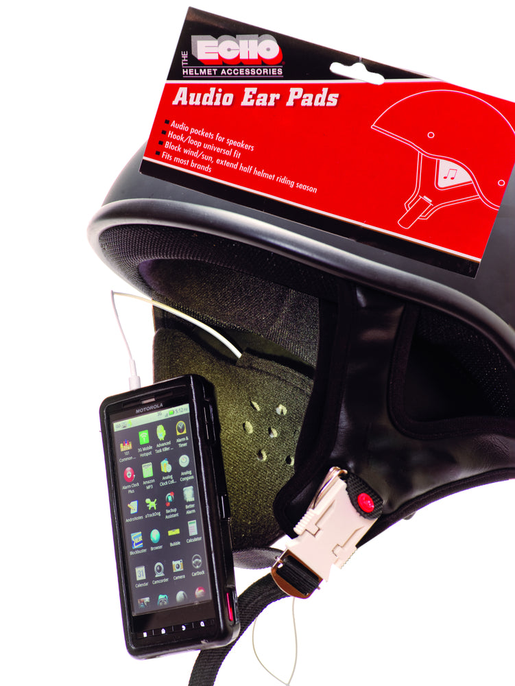 03-001 Universal Half Helmet Audio Ready Ear Pads