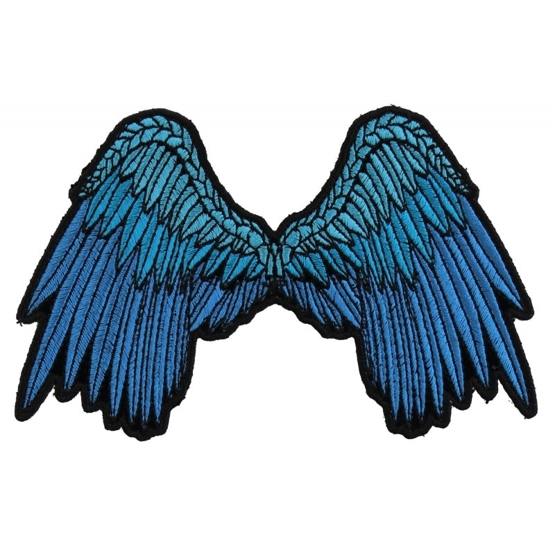 P3200 Small Beautiful Angel Wings Blue Patch