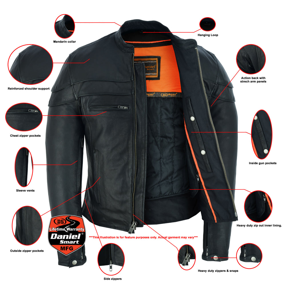 Men's Leather Cruiser Jacket