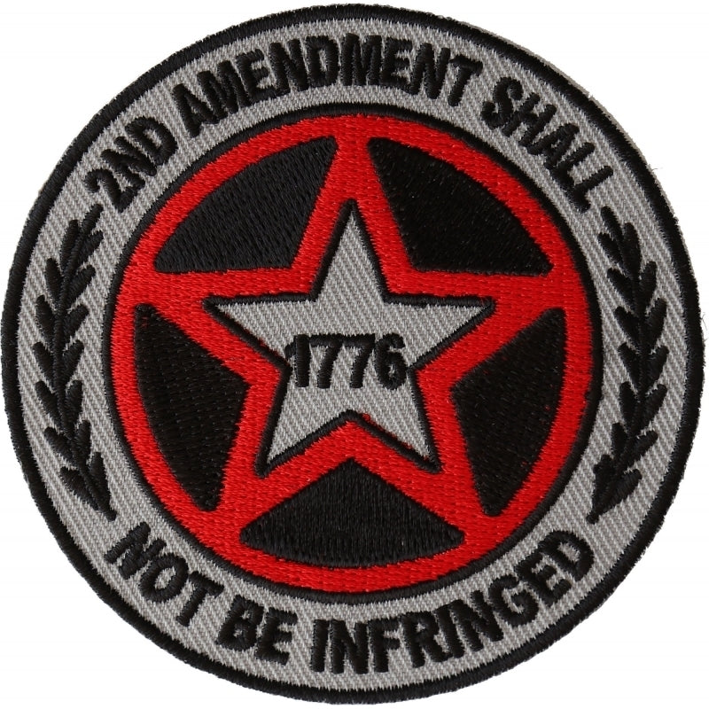 P6570 2nd Amendment Shall Not be Infringed Star Patch