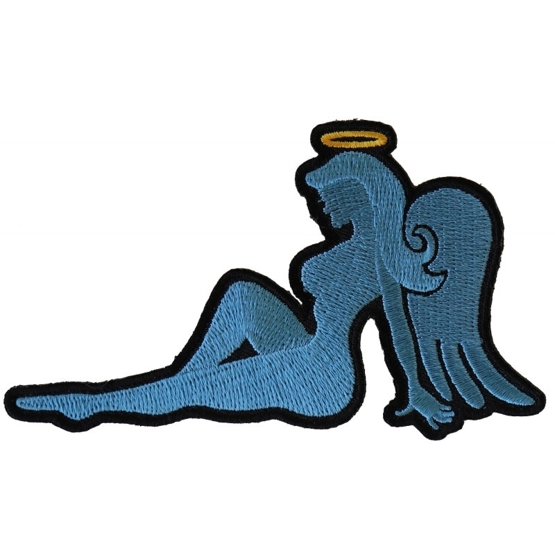 P6150 Blue Angel Girl Iron on Novelty Patch