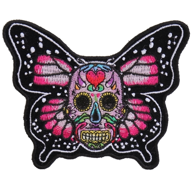P6013 Sugar Skull Butterfly Patch