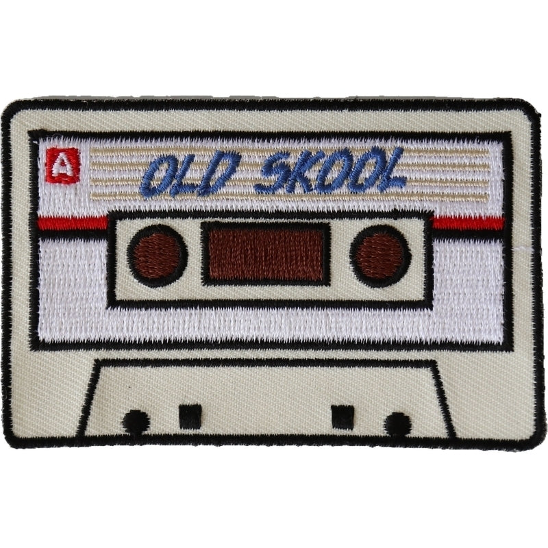 P5946 Old Skool Radio Cassette Novelty Iron on Patch