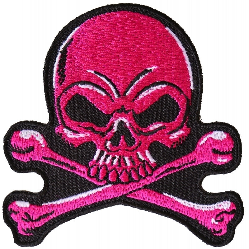 P6358 Pink Skull Patch