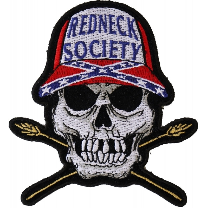 P6011 Redneck Society Skull Patch