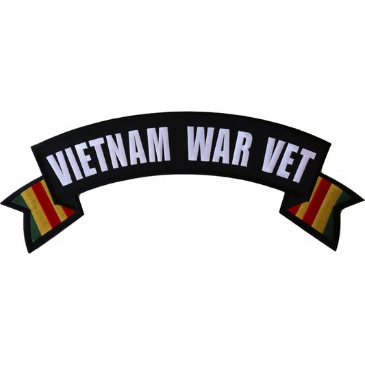 PL6561 Vietnam War Vet Extra Large Rocker Patch