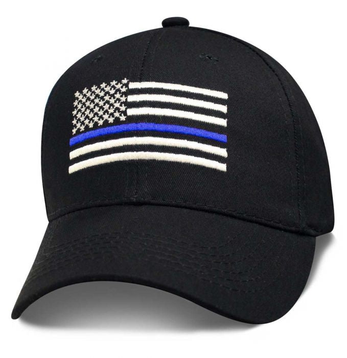 SPOLICE Blue Stripe Police Flag Cap