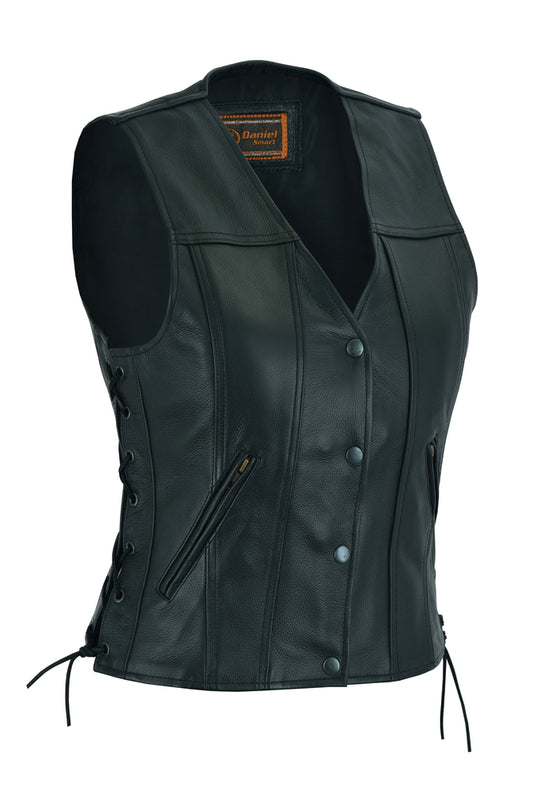 women's concealed carry leather vest