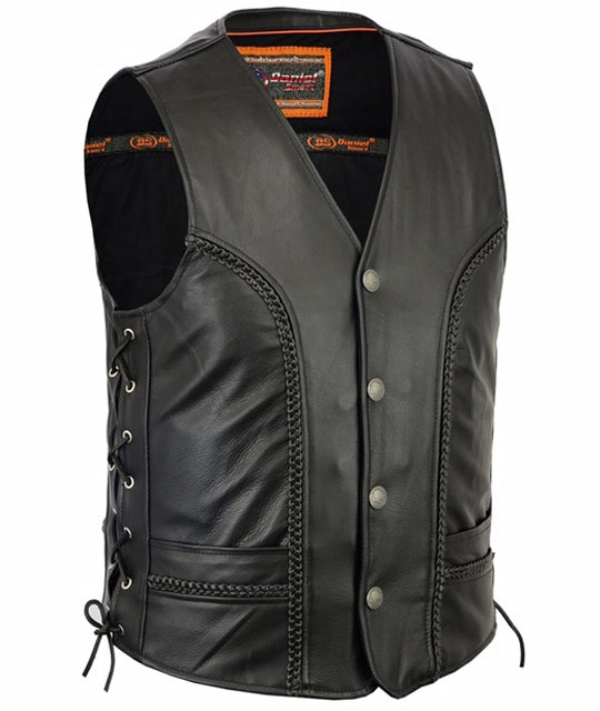 DS125 Men's Single Back Panel Concealed Carry Vest (Buffalo Nickel He