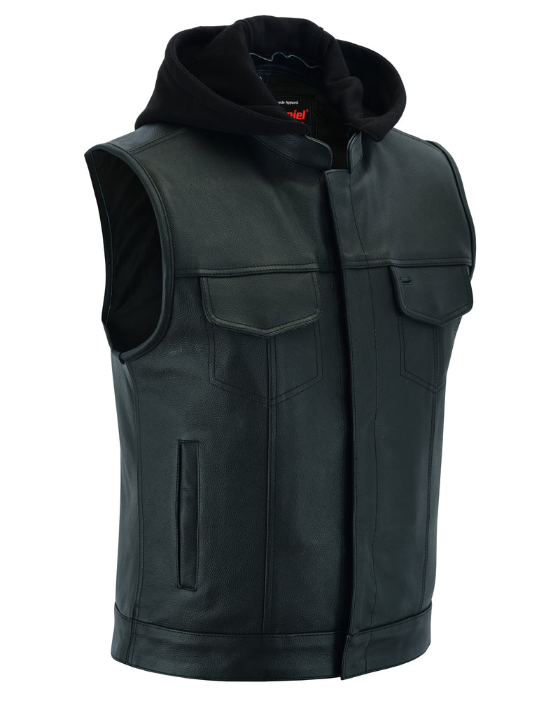 DS182 Concealed Snaps, Premium Naked Cowhide, Removable Hood & Hidden