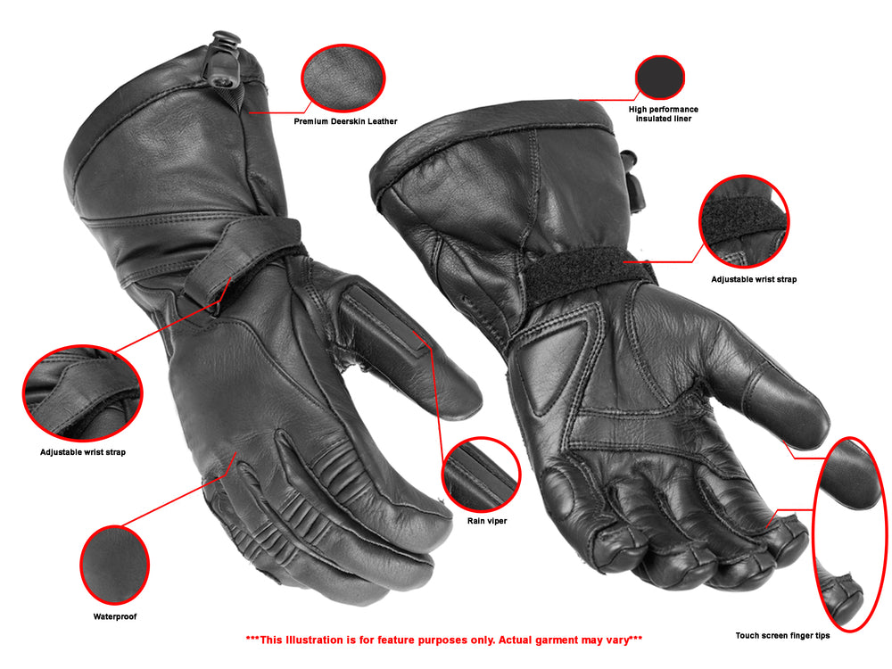 DS28 High Performance Deer Skin Insulated Cruiser Glove
