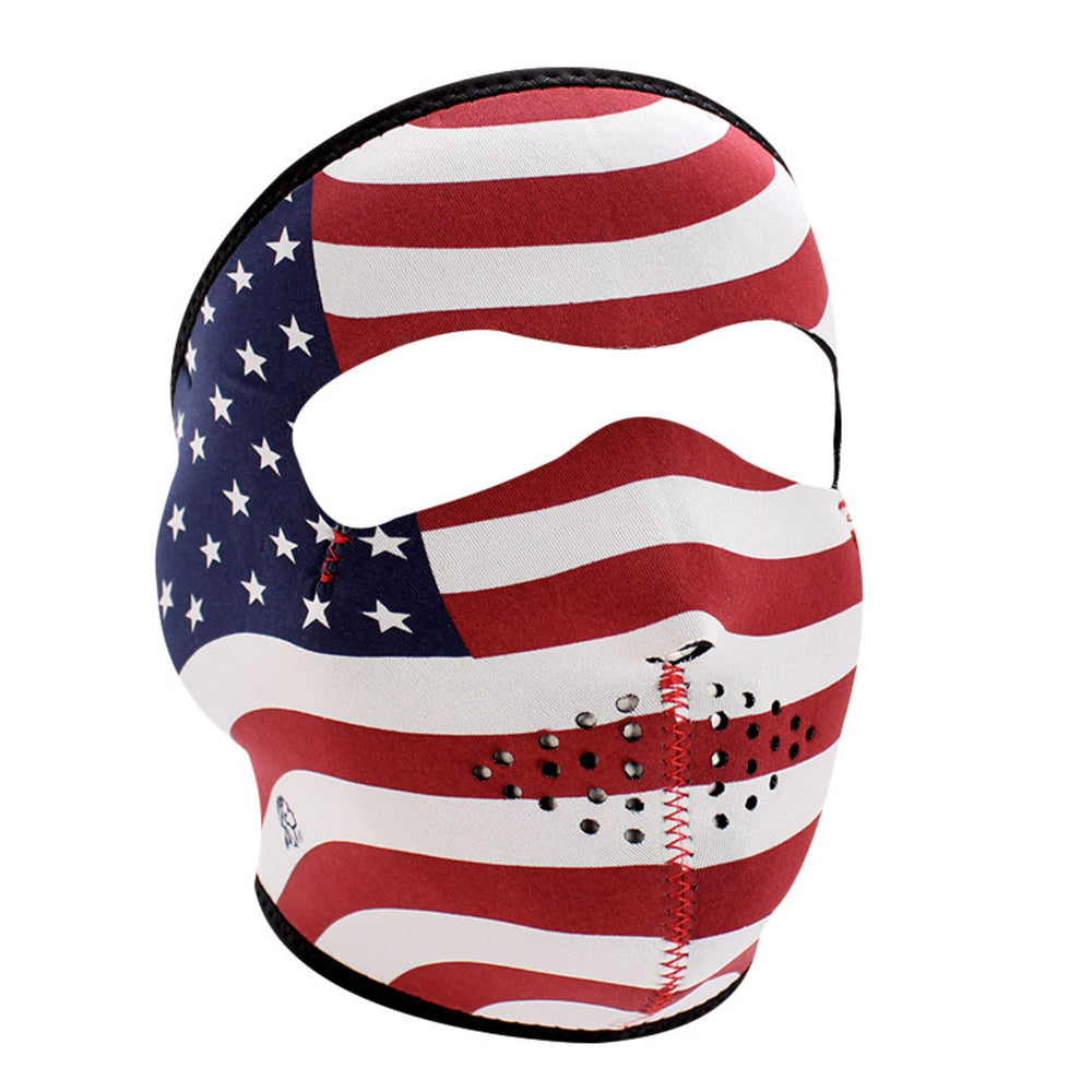 WNFM003 ZAN® Full Mask- Neoprene- Stars and Stripes