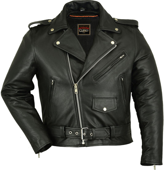 Renegade Classics - RC730 Men's Classic Plain Side Police Style Jacket