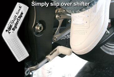 RSS-GLO/WHITE Rubber Shift Sock- Glo-White