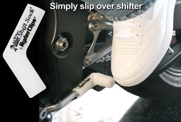 RSS-WHITE Rubber Shift Sock- White