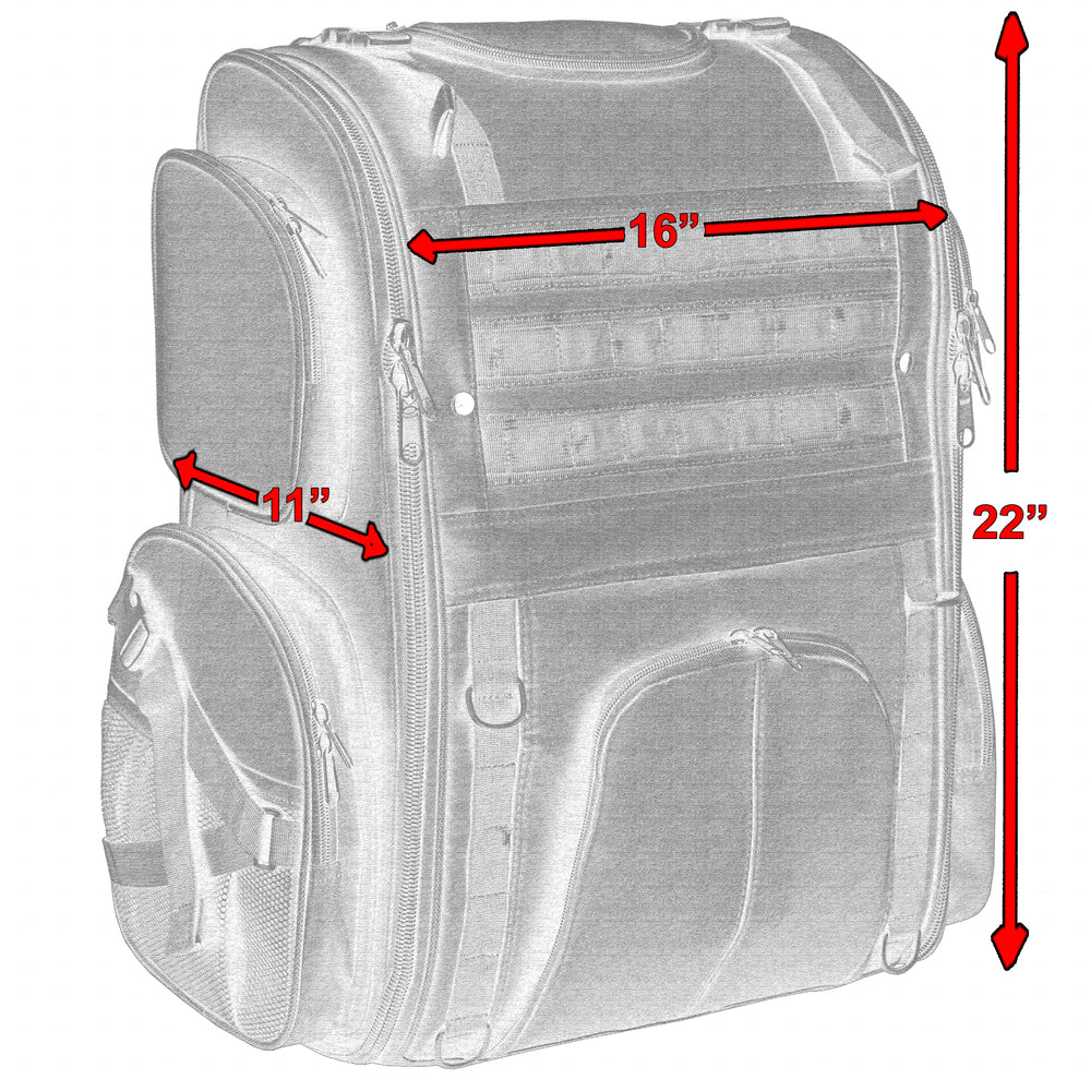 DS376 Modernized Sissy Bar Bag