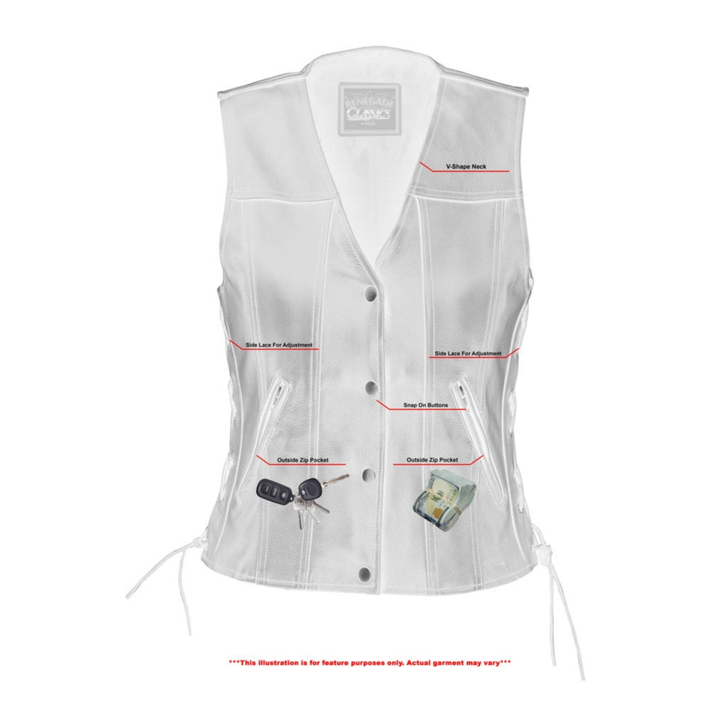 Renegade Classics - RC205 Women's Single Back Panel Concealed Carry Vest