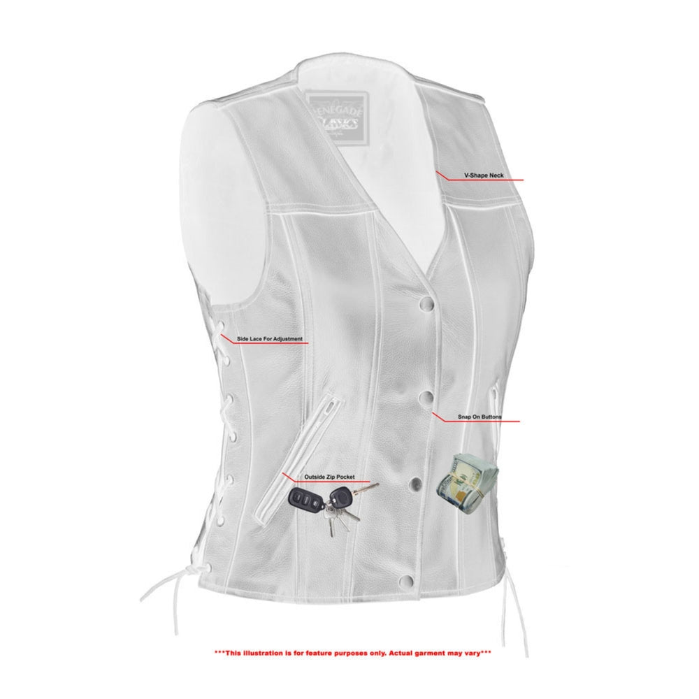 Renegade Classics - RC205 Women's Single Back Panel Concealed Carry Vest