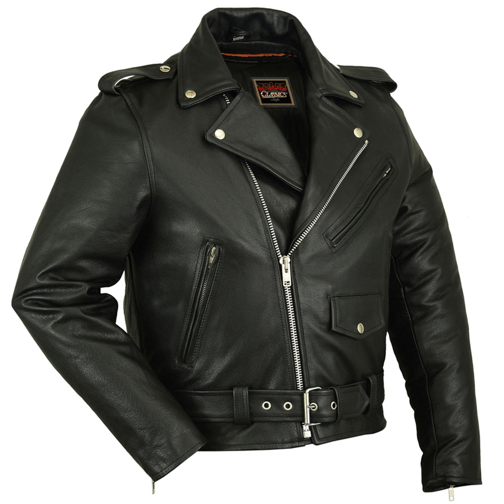 Renegade Classics - RC730 Men's Classic Plain Side Police Style Jacket