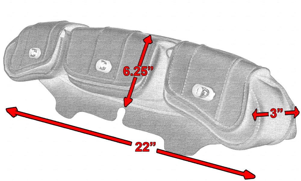 RC5802 Three- Pocket Windshield Bag