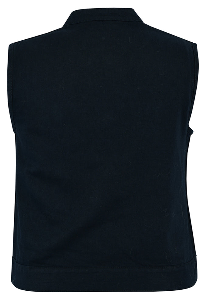DM987 Women's Advance Black Construction Denim Vest