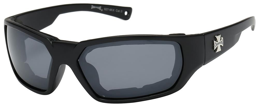 8CP927-MIX Choppers Foam Padded Sunglasses - Assorted - Sold by the D