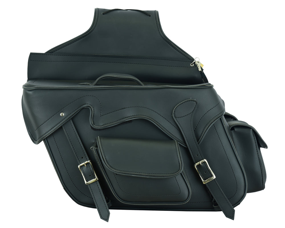 DS322 Two Strap Saddle Bag