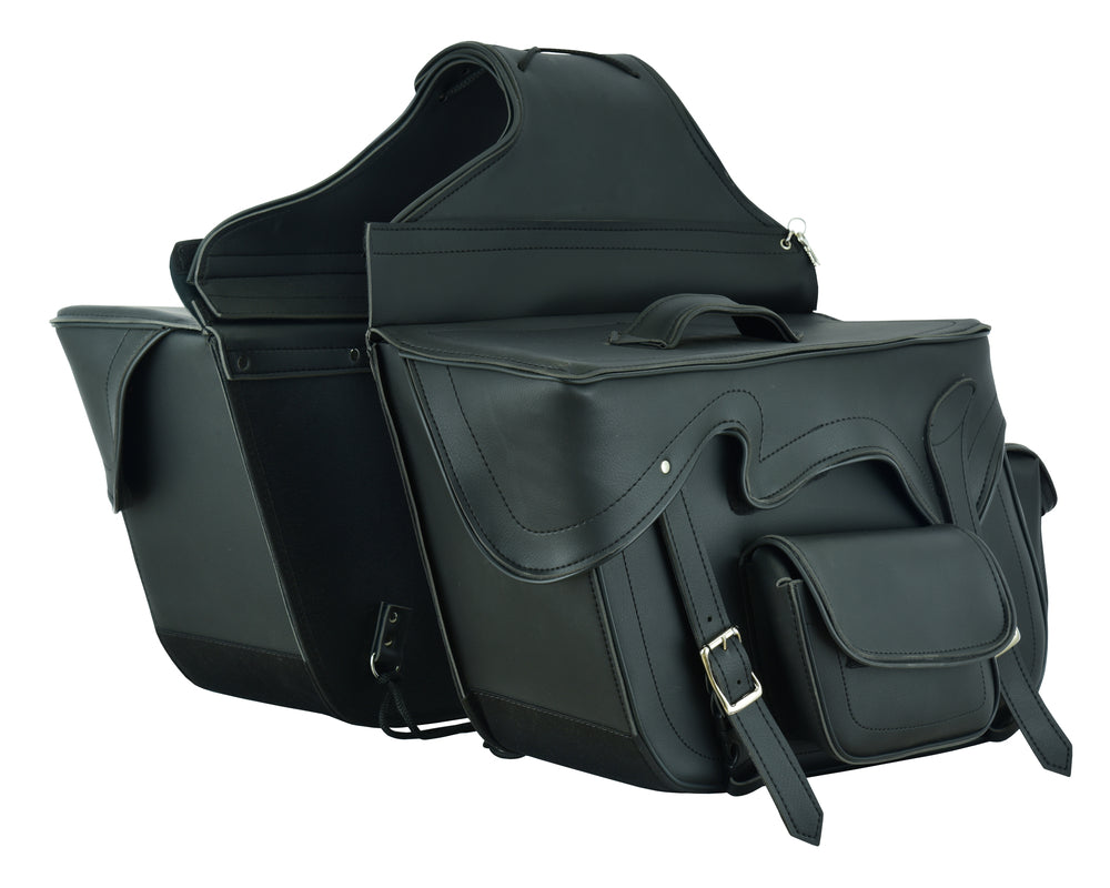 DS322 Two Strap Saddle Bag