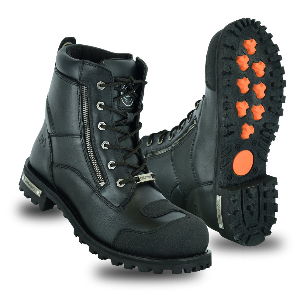 Mens waterproof zip hot sale up boots